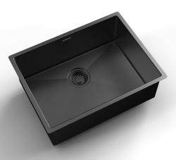 Pure.Sink Luxion PVD Lavello nero 55x40 cm sottopiano, incasso a filo e da appoggio PLX5540-63