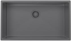 Pure.Sink Luxion Grande lavello Gun metal 74x40 cm sottopiano, incasso a filo e da appoggio PLX7440-61