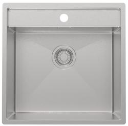 Pure.Sink Luxion Lavello in acciaio inox 51x50 cm Tapwing con foro per rubinetto PLX5150T-02