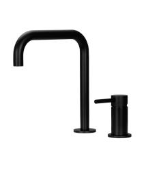 Pure.Sink Luxion Rubinetto da cucina a 2 fori nero opaco con bocca a U PLX2HU-10