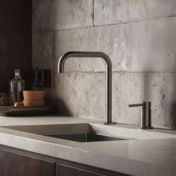 Pure.Sink Luxion Rubinetto da cucina a 2 fori in canna di fucile con bocca a U PLX2HU-61