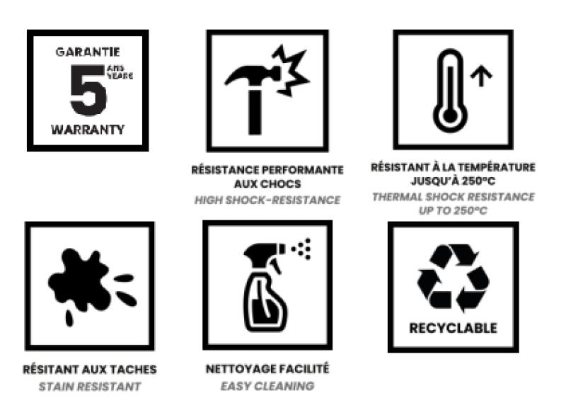 Ausmann Fibre nero grande lavello 70x40cm da incasso, da appoggio e da installazione a filo con tappo automatico in acciaio inossidabile 1208971861