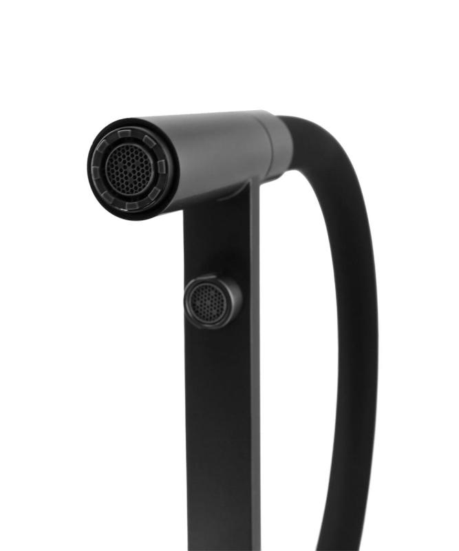 Pure.Sink Elite Steel Flex Rubinetto da cucina in acciaio inossidabile a 3 vie con beccuccio flessibile e acqua filtrata PS8110-02