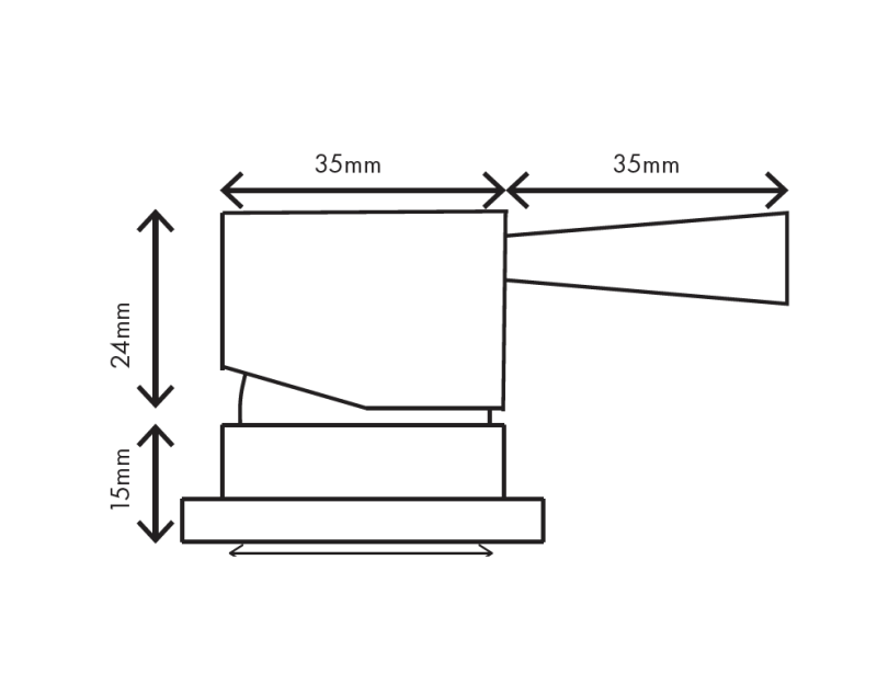MURO TUA Rubinetto lavabo a 2 fori cromato con bocca ad angolo 1208972108