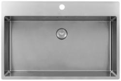 Pure.Sink Exclusivo Lavello grande in acciaio inox 75x40 cm Tapwing con foro per rubinetto PEX7540T-02