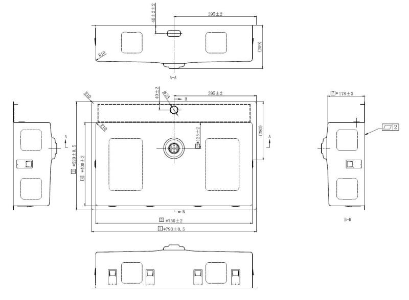Pure.Sink Exclusivo Lavello grande in rame 75x40 cm con rubinetto a leva e foro per rubinetto BB7540T-62