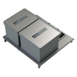 Indux Sort Sistema di smaltimento rifiuti a doppia funzione Comando manuale per cassetti estraibili 1208972319