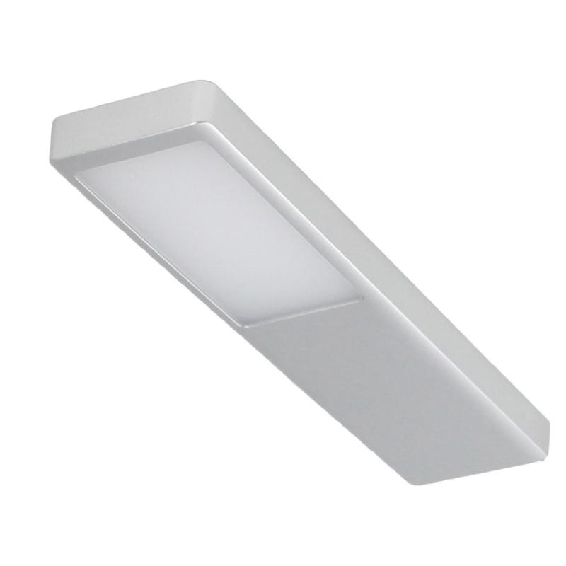 Indux Nivo Spot LED da incasso per cucina 3 W con interruttore centrale, look alluminio 1208972333