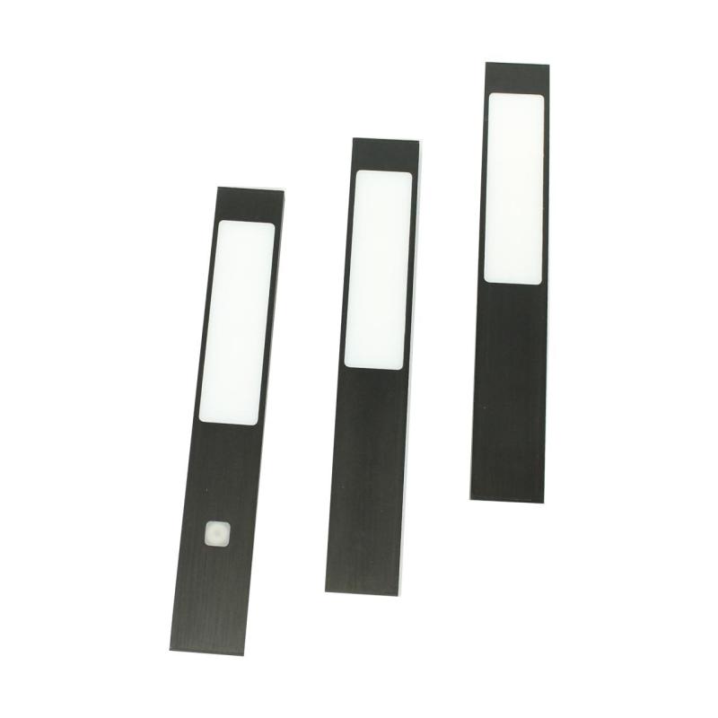Indux Nex Set LED da incasso per cucina 3x3 W con interruttore touch dimmer integrato Nero 1208972336