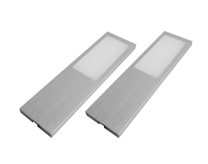 Indux Solin Cucina Set LED Multi Tone da incasso 2 faretti x 3,6 W Alluminio 1208972340