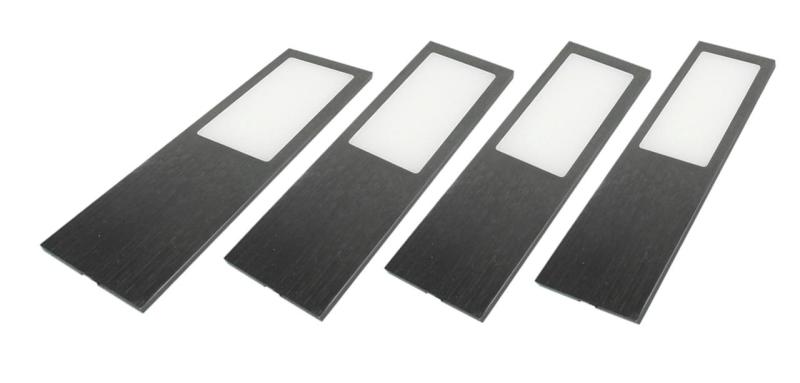 Indux Solin Cucina Set LED Multi Tone 4 faretti x 3,6 W Gun metal 1208972354