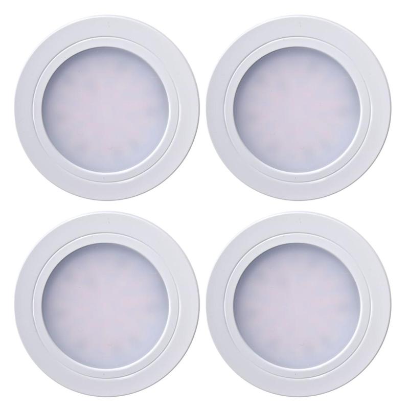 Indux Luma Set di 4 faretti LED da incasso per cucine di piccole dimensioni con driver LED Bianco 1208972377