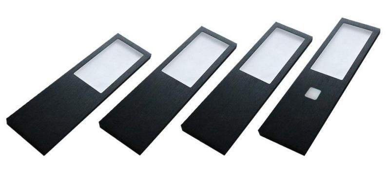 Indux Lino Set LED da incasso per cucina 4 faretti 4W con interruttore touch dimmer integrato nero 1208972392