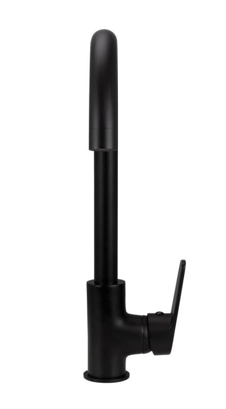 Aquanello Casa Miscelatore monocomando nero per cucina BL-1201-CS