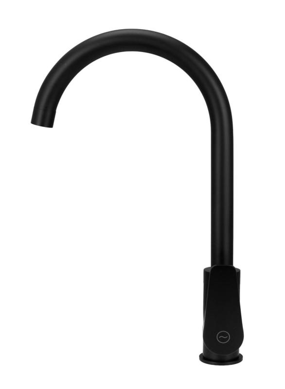 Aquanello Casa Miscelatore monocomando nero per cucina BL-1201-CS