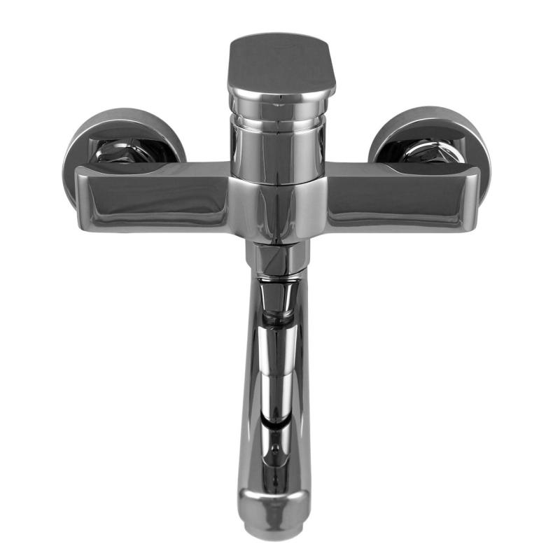 Aquanello Casa Miscelatore monocomando da cucina cromato con bocca di erogazione da 15 cm CR-1415-CS