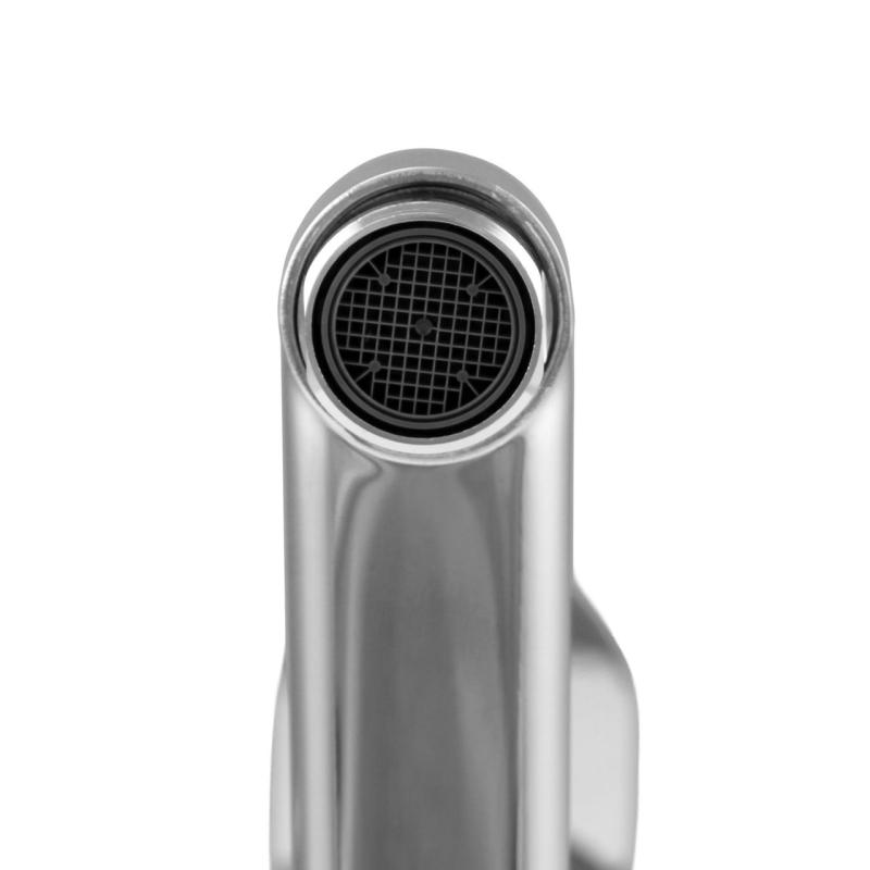 Aquanello Casa Rubinetto da cucina a leva singola cromato con bocca di erogazione da 20 cm CR-1420-CS