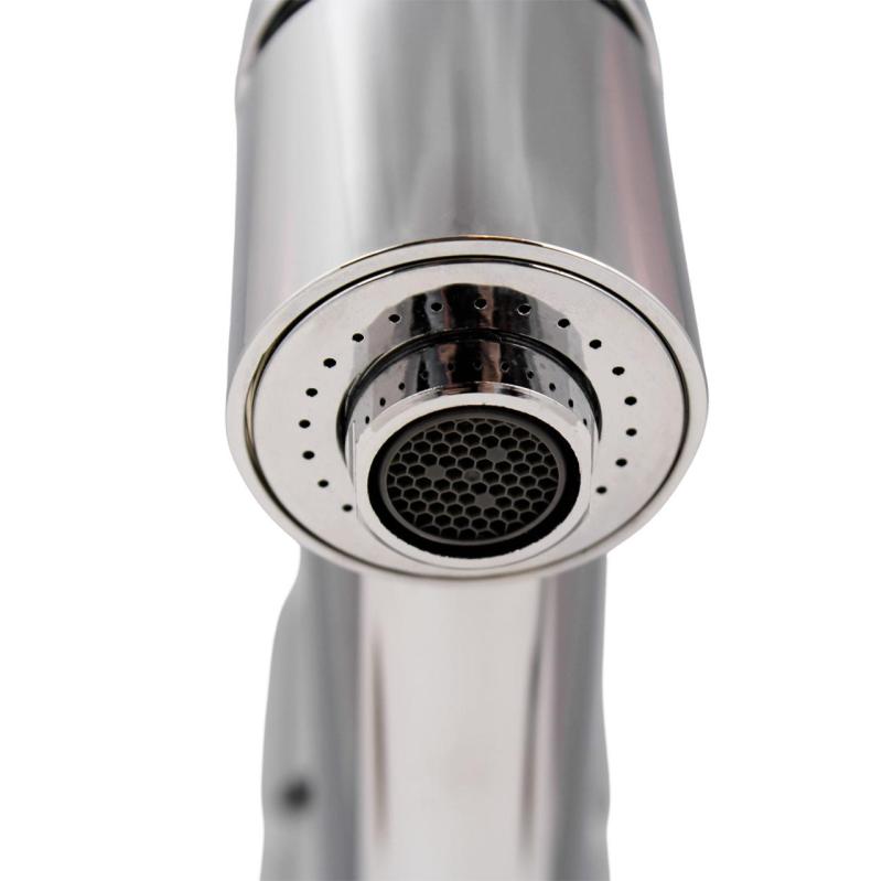 Aquanello Voss Miscelatore da cucina cromato con bocca estraibile e funzione doccia CR-7200-VS