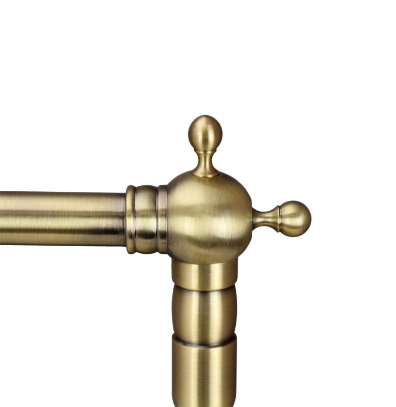 Aquanello Heritage Ascot Cucina classica Rubinetto da cucina nostalgico in bronzo con bocca ad angolo BN-4002-HA