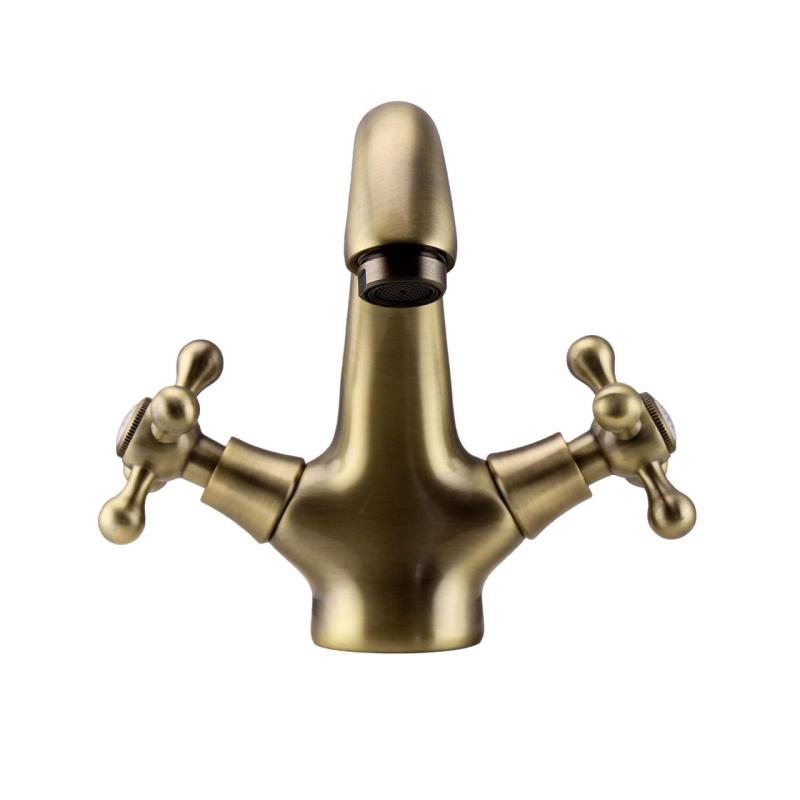 Aquanello Heritage Ascot Miscelatore classico nostalgico per lavabo in bronzo BN-4101-HA