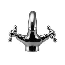 Aquanello Heritage Ascot Miscelatore lavabo classico nostalgico cromato CR-4101-HA