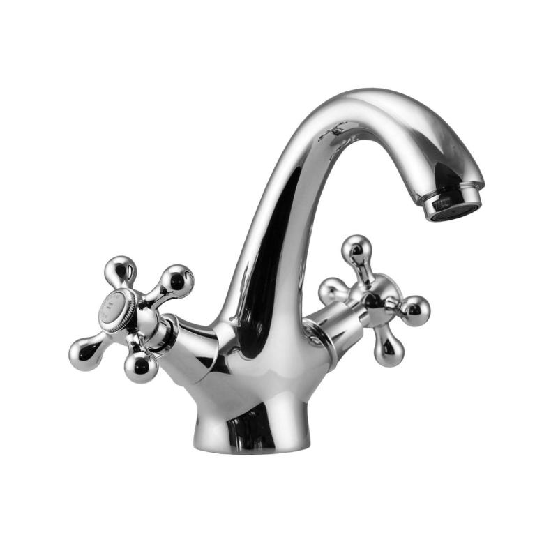 Aquanello Heritage Ascot Miscelatore lavabo classico nostalgico cromato CR-4101-HA
