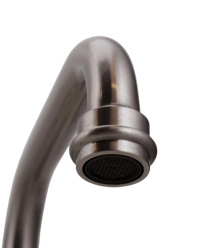 Aquanello Heritage Ascot Rubinetto da cucina classico a parete con bocca superiore in acciaio inossidabile NB-4110-HA