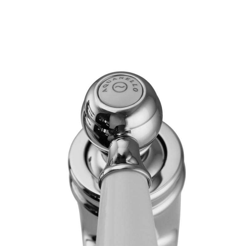Aquanello Heritage Manor Classic Nostalgic Washbasin Mixer Tap Chrome CR-1001-HM