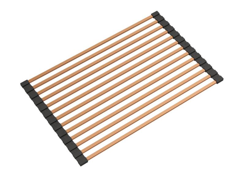 Ausmann Mosel Set combinato Lavello PVD Rame 50x40 cm con rubinetto da cucina, dispenser sapone e tappetino arrotolabile 1208972563