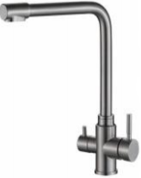 Aquanello Limpia Rubinetto da cucina a 3 vie in acciaio inossidabile massiccio con acqua filtrata SS-1600-LP