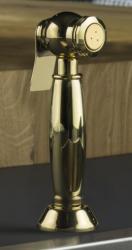 PB Doccetta da cucina estraibile in stile classico, finitura ottone naturale