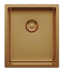 Pure.Sink Comfort Lavello in rame con rivestimento PVD, 34x40 cm, da incasso, a filo piano e da appoggio PCM3440-62