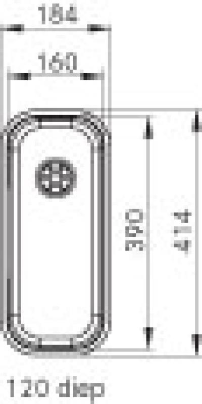 Franke Lavello Largo LAX 110.16D sottopiano 1120157550.