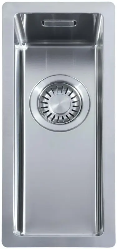 ABK Bingara lavello piccolo in acciaio inossidabile 15x40cm montaggio a filo sottopiano e  sopra il piano KS51015001 6300-BIN15fVI