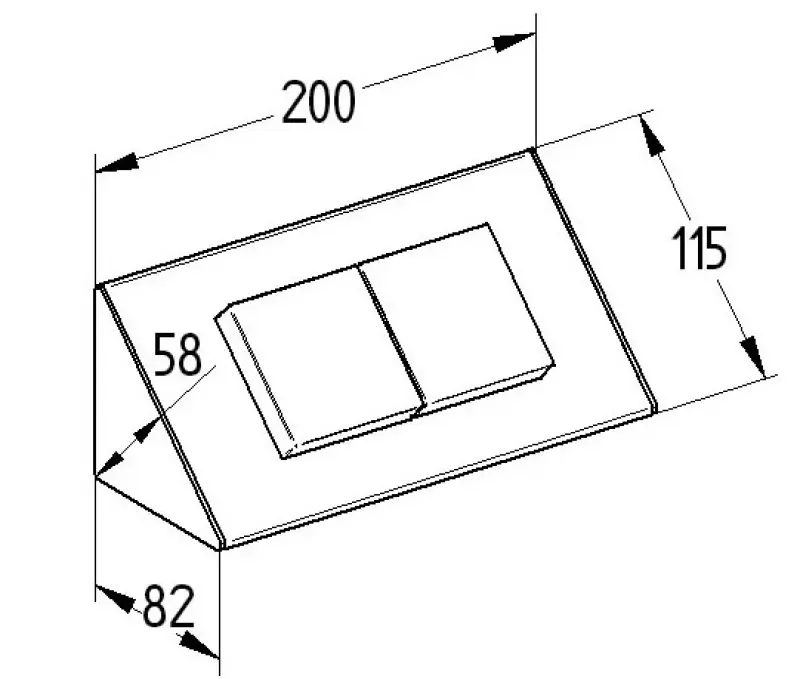 Presa di corrente con 2 spine con coperchio a cerniera e messa a terra ST3900ST