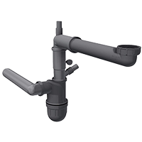 Sifone per lavello da cucina